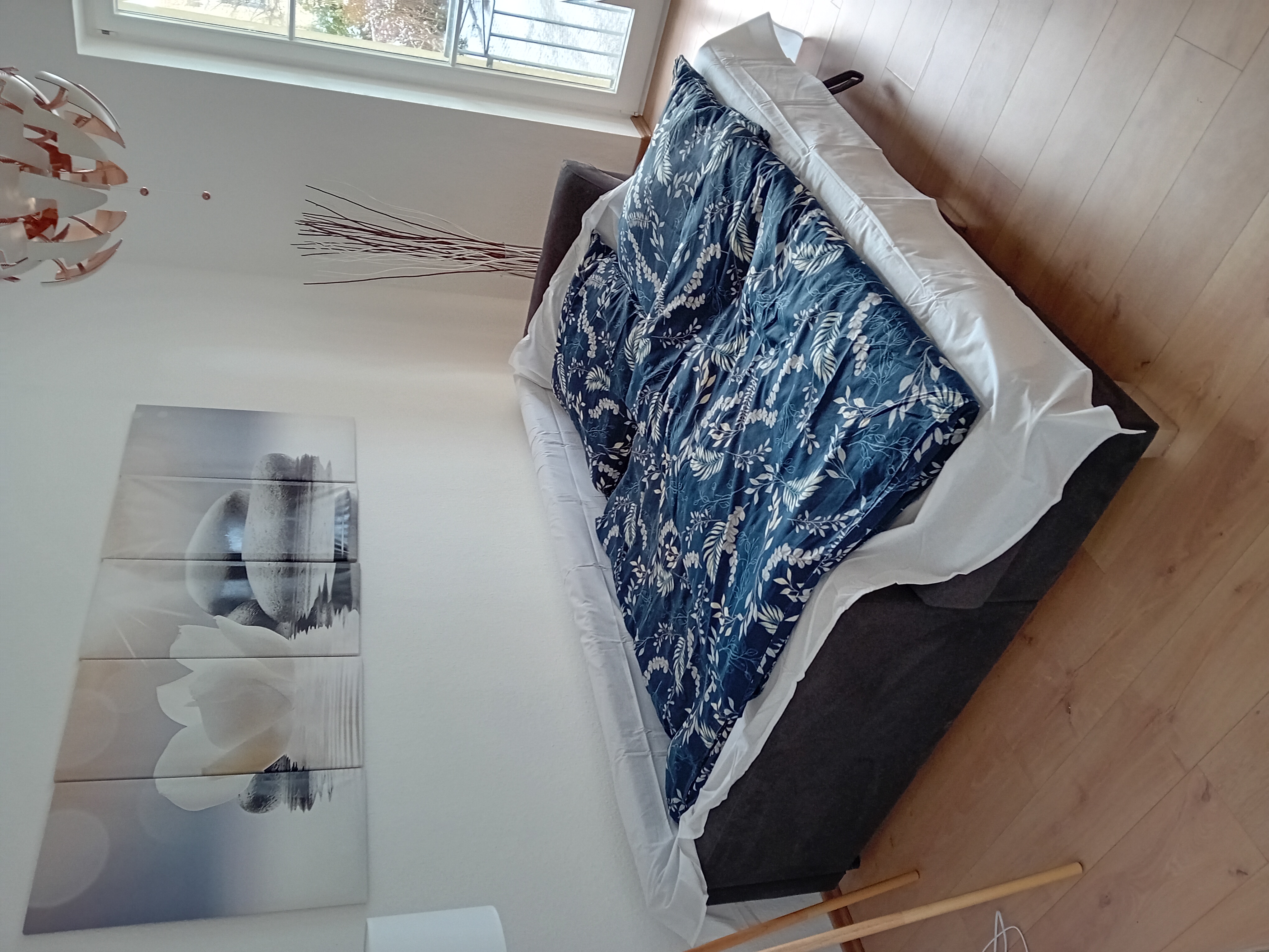 Ferienwohnung - Wohnzimmer Aufbettung